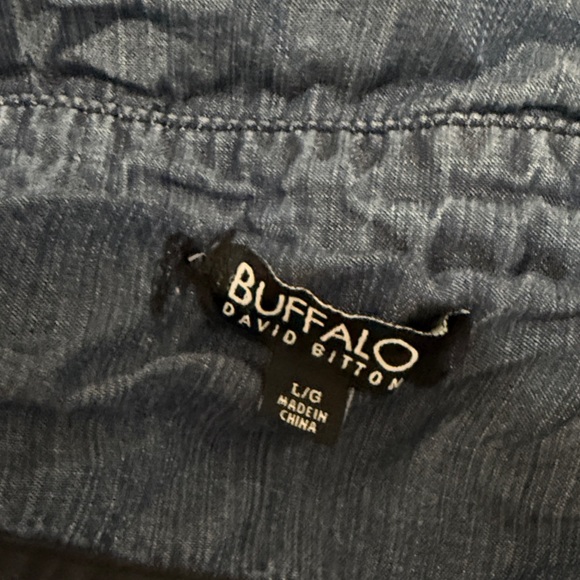Buffalo David Bitton Blue Denim Vest - Picture 12 of 16
